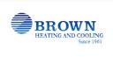 Brown Heating and Cooling logo